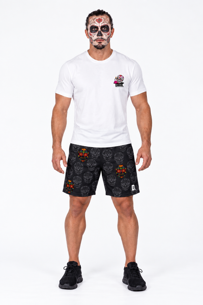 White Fiesta Skull Tee