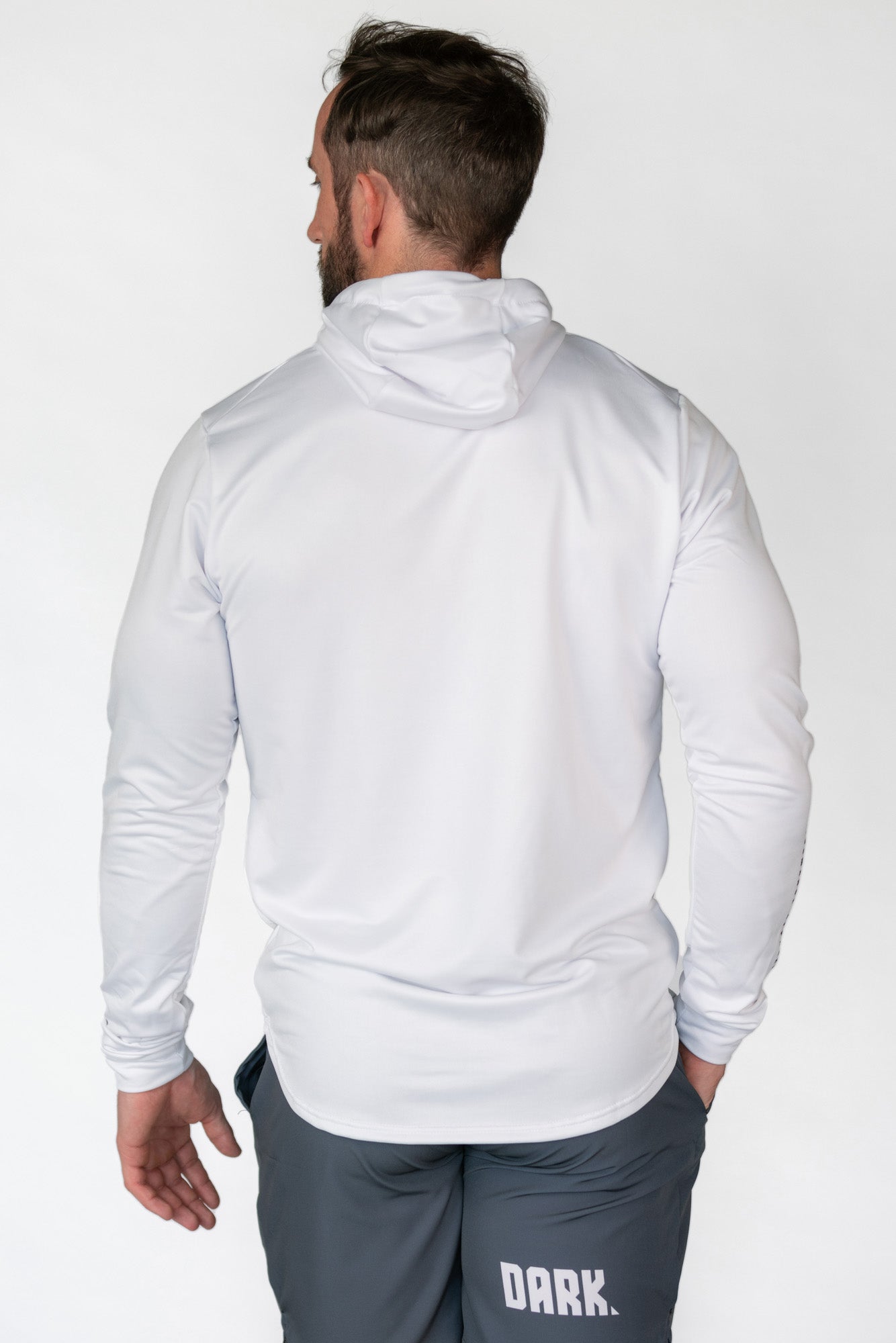 White Snoodtech Hoodie
