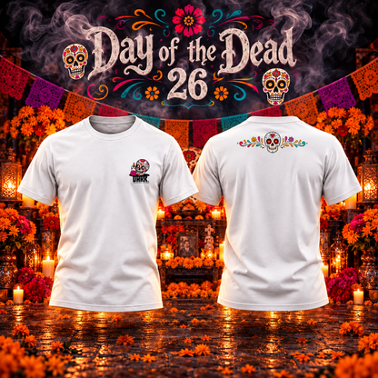 White Fiesta Skull Tee
